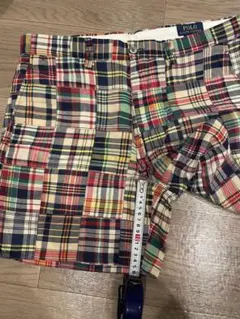 POLO チェックショートパンツ