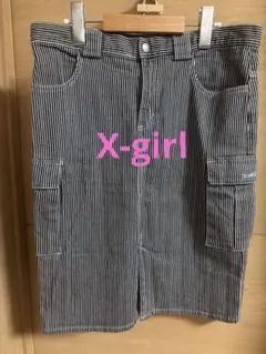 X girl ヒッコリーデニム タイトスカート 美品 日本製のサムネイル