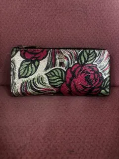 【傷あり】 ピンク アナスイ ANNA SUI ファスナー長財布 ベロニカ 新品 ANNA SUI - アナスイ 長財布 ベロニカ かぶせ長財布 L ANNA SUI の通販