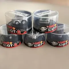 ワンダ×タカラトミー　ミニミニチョロＱ　歴代GT-R 5個セット