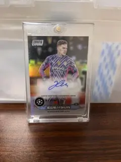 マンチェスター・シティ 優勝記念ユニフォーム サイン入り エデルソン・カンセロ等 エデルソンがマンチェスター・シティの選手支給ユニフォームにサイン