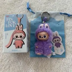 PIN FOR LOVE LABUBU ラブブ イニシャル ポップマート T