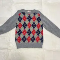 McGREGOR マクレガー アーガイル柄 セーター グレー系 Mサイズ