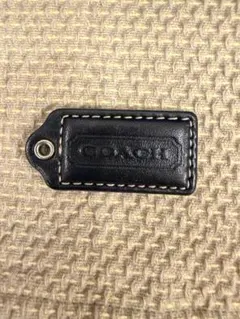 COACH チャーム ブラック レザー