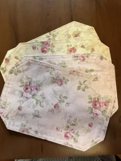 薔薇柄 ティーマット 4枚セットのサムネイル