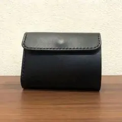 未使用 コトカル ミニ財布【お札が折れない】 黒桟革 杜若 - メルカリ