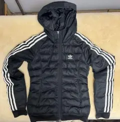 adidas ブラック ダウンジャケット XS