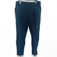 【3L】 ベルメゾン NAUW CLOSET テーパードパンツ 黒 股スレありのサムネイル