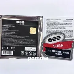 BTS SUGA ワッペンステッカー TOKYO アリラン ARIRANG①のサムネイル