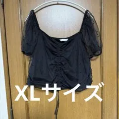 お値下早い者勝ち‼️半袖ドット トップスXLサイズのサムネイル