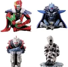 レア入り★仮面ライダーオーズ グリード まちぼうけ2 Feat.ヤミー 全4種①