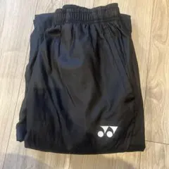 YONEX ブラック ウィンドブレーカーパンツ