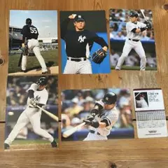 【訳アリ大特価！】松井秀喜 ポストカード 5枚 ☆小深田大翔のカードおまけ付き♪