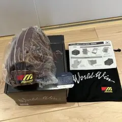 ミズノ 軟式用 ワールドウィン 復刻版 青カップ 内野手用 サイズ7