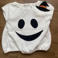 ハロウィン ゴースト コスチューム フリース 100