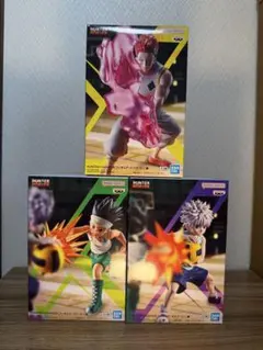 HUNTER x HUNTER G.I.編 ゴン キルア ヒソカ フィギュア