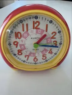 説明書付き KUMON スタディめざまし　くもん出版 学習時計のサムネイル