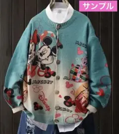新品｜Disney｜ミッキー｜ミニー｜L｜セーター｜ディズニー｜カーディガン