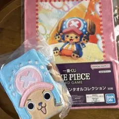 一番くじ　ワンピースE賞ぬいぐるみマルチカードケース F賞スリーブデザインタオル