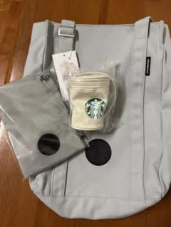 スターバックス 福袋 2026 トートバッグ ポーチ サコッシュ3点セット