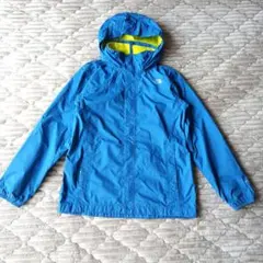美品THE NORTH FACE ノースフェイス　ブルー フード付きジャケット