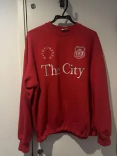 WISHFOREVER レッド スウェット Lサイズ