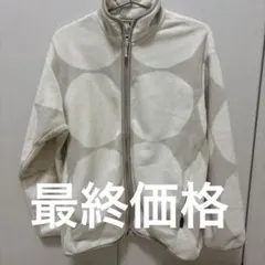 マリメッコ ユニクロコラボ　フリース　Lサイズ キヴェット柄