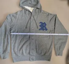 グレー フード付き ジャンパー