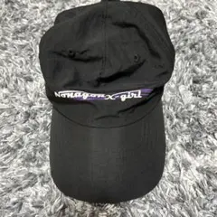 Xgirlキャップ ブラック 黒 ロゴ