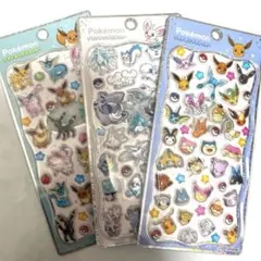 【正規品】ポケモン プチドロップステッカー 3種セット