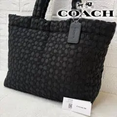 【未使用✨️定価71,500円】コーチ トートインシグネチャーテリー トートバッグ