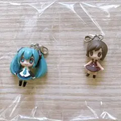 初音ミク MEIKO ぷちフィギュア チャーム 2点セット 2013年 タイトー