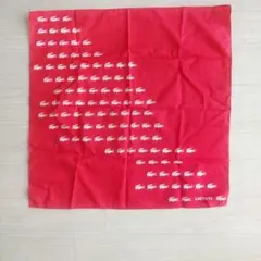 LACOSTE タオルハンカチ 赤のサムネイル