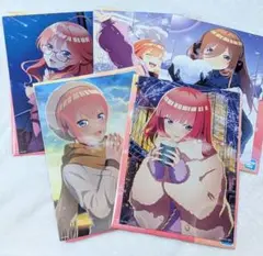 五等分の花嫁　一番くじ　ぬくもりを分かち合って　イラストボード　コンプ　三玖