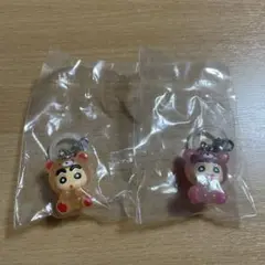 クレヨンしんちゃん　めじるしアクセサリー　しんちゃん・ネネちゃん2点セット