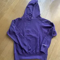 And Guarneri 紫色フード付きパーカー Rプリント