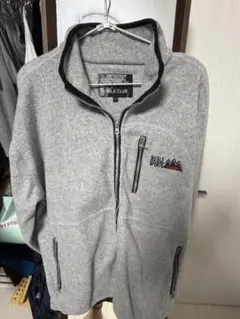 BULGE CLUB グレー ジップアップトレーナー オークション　　300円