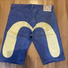 EVISU 大黒 ビックカモメ ハーフパンツ ハーフデニム - メルカリ