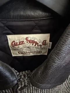 CALEE コーデュロイジャケット M コットン BLK 無地 メンズジャケット