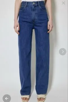 moussy ストレートジーンズ　24インチ　ブルー
