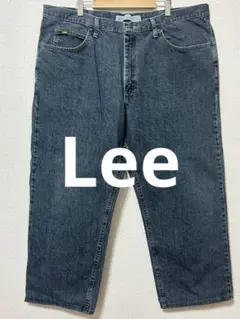 Lee リラックスフィット ダークデニムパンツ 極太 W42L30