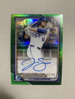 topps JAC CAGLIANONE auto 93/99