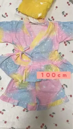 女の子　キッズ　100cm 浴衣ドレス