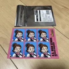 僕のヒーローアカデミア　雄英　オープンスクール　証明写真　麗日お茶子