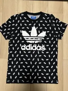 adidas スニーカー柄　Tシャツ Lサイズ