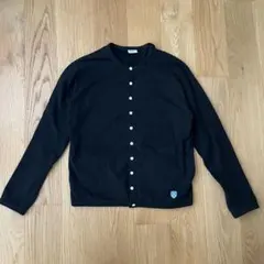 Bshop オーシバル ORCIVAL ライトフリースカーディガン 黒　２