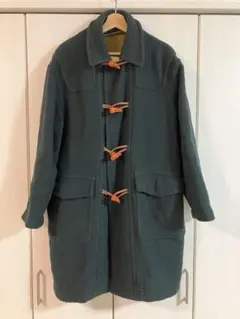 vintage dark green duffle coat ダッフルコート