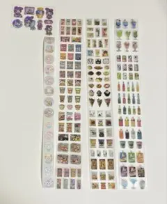 (68)おすそ分け シール 食べ物 飲み物 スイーツ パッケージ 韓国