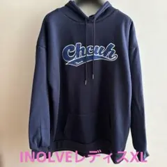 訳あり　INOLVE プルオーバーパーカー　レディスXL ネイビー