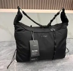 【新品】Topologie ショルダートートバッグ　ストラップ付 18L黒